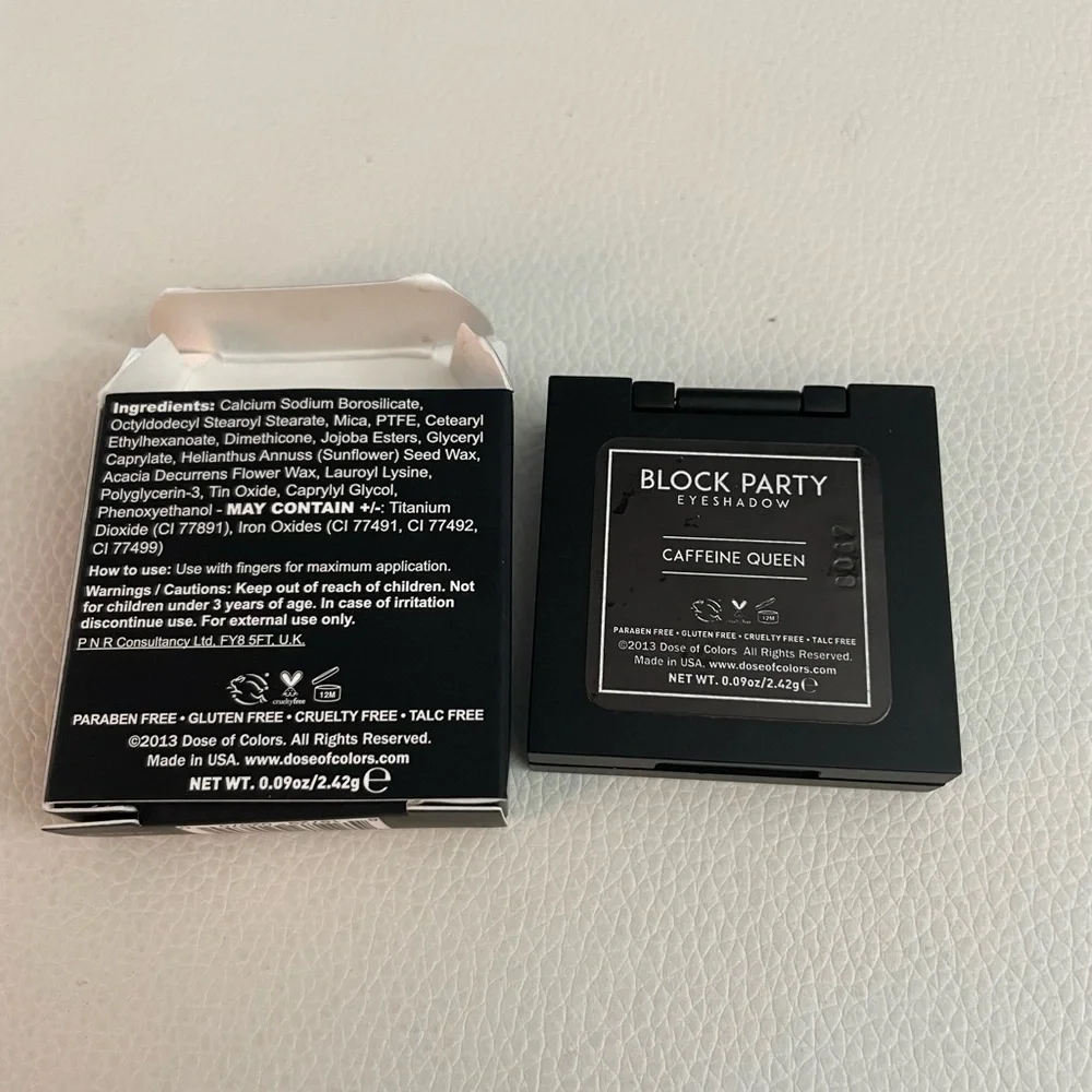 NIB Dose of Colors block party eye shadow